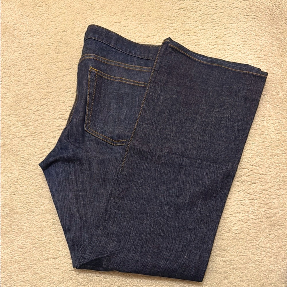 Jcrew Blue Boot Cut Jeans with Classic Indigo Wash